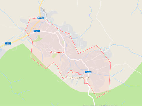 Берегове, карта, фото