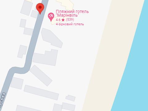 Карта Грибівка Марінвіль