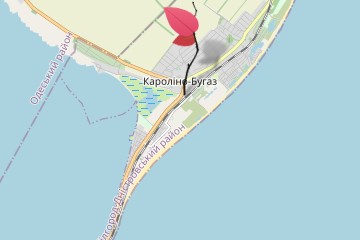 Карта Кароліно-Бугаз гостьовий будинок