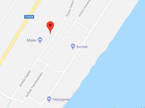 Карта Курортне Котедж Катрін