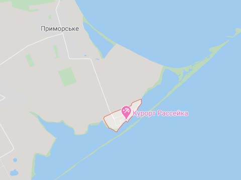 Карта Рассейка частный сектор коттедж Ассоль