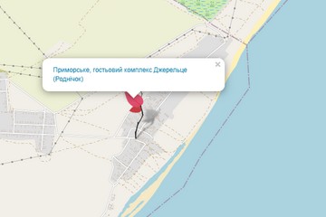 Карта Приморське Роднічок