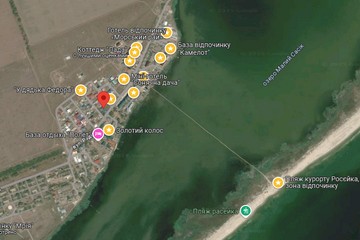 Карта Росєйка котедж '7-Я''