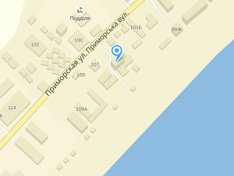 Карта Затока Прибой