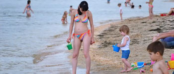 Арабатская стрелка, фото курорта, пляжа, моря