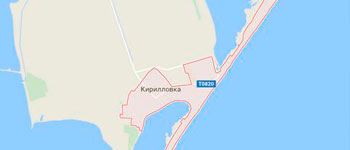 Кирилловка карта базы отдыха, отели