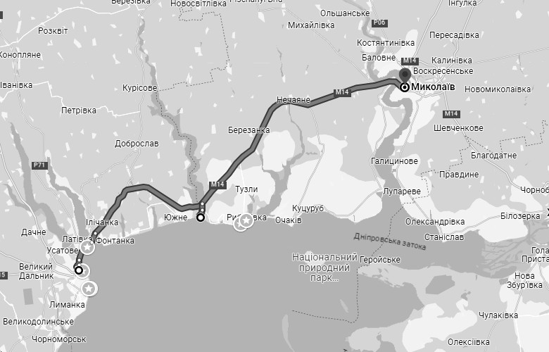 Коблеве карта , вулиці, станції, житло