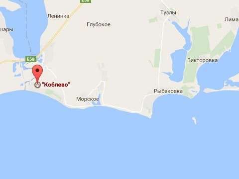 Карта Коблеве, фото