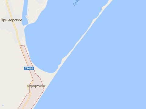 Карта Курортне