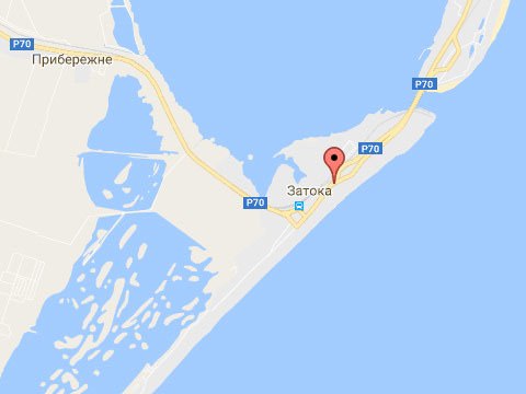 Карта Затоки
