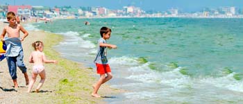 Затока, фото курорта, пляжа, моря