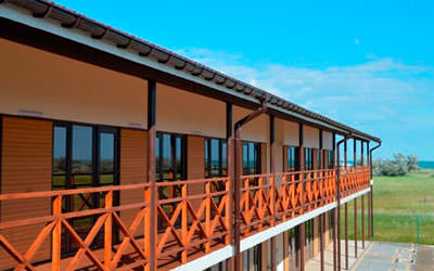 База відпочинку на березі моря в Приморське, готель Аквамарін