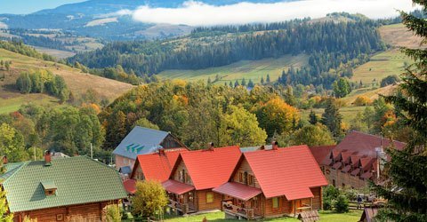 Подобовець, фото курорту в Карпатах