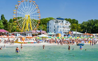 Відпочинок у Херсонській області, Залізний Порт, фото, морський курорт України